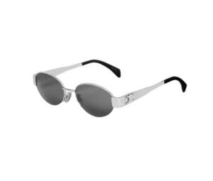 Buy Celine Triomphe Metal 01 Sunglasses In Metal Silver Smoke at Sasom – Authentic and Ready to Ship