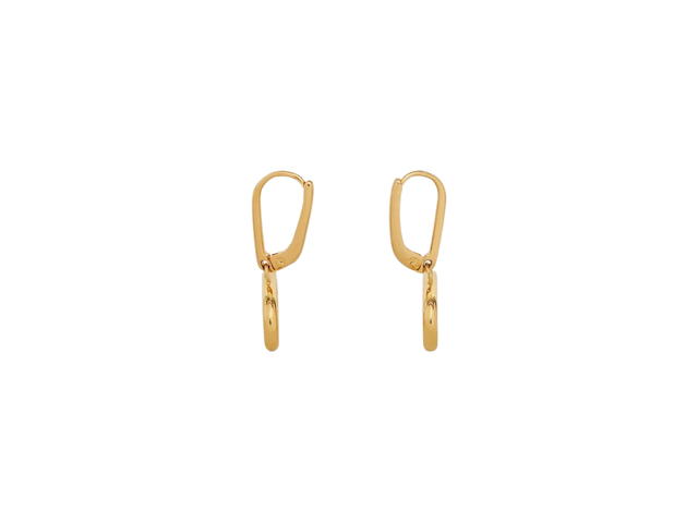 Celine Celine Triomphe Mobile Earrings In Brass With Gold Finish Gold - view 2