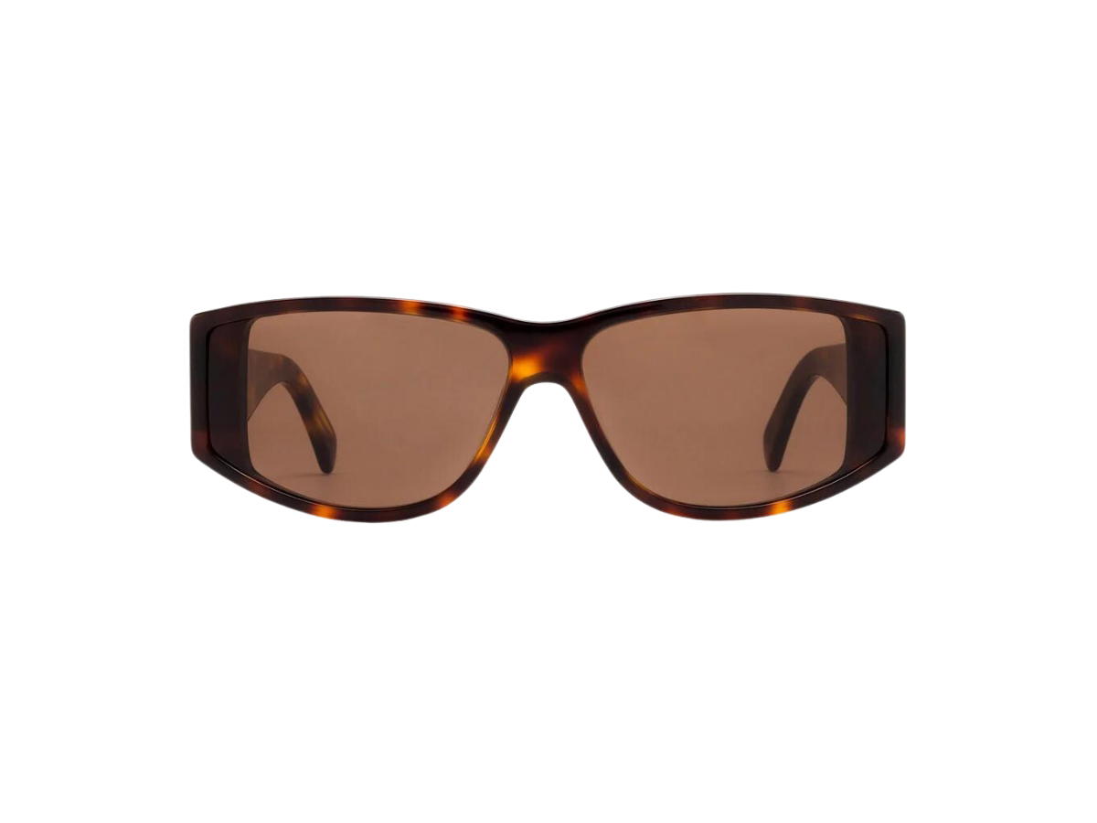 Celine Celine Triomphe Sunglasses In Acetate With Smoke Lenses Havana