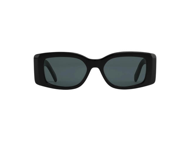 Celine Celine Triomphe XL 01 Sunglasses In Acetate With Smoke Lenses Black - view 2