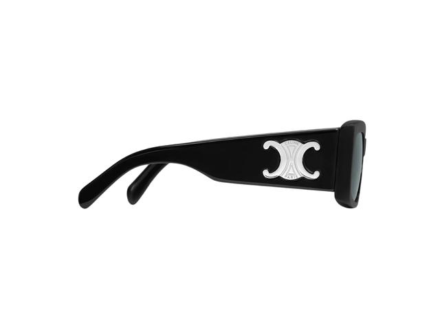 Celine Celine Triomphe XL 01 Sunglasses In Acetate With Smoke Lenses Black - view 3