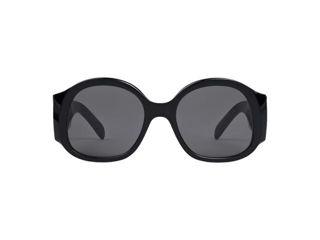 Celine Celine Triomphe XL 02 Sunglasses In Acetate Frame With Smoke Lenses Black - view 2