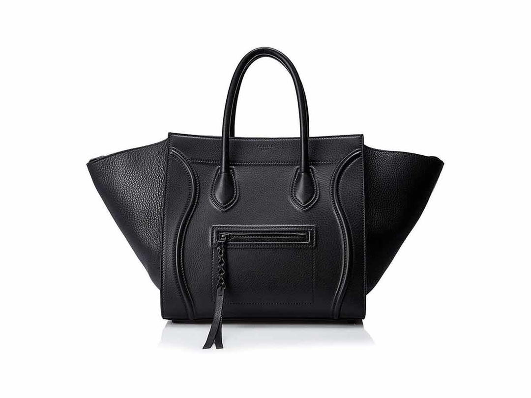 Celine Celine Vintage Phantom Black Pebbled