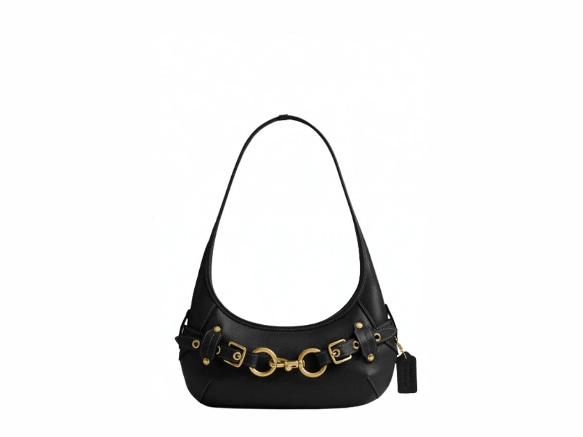 Coach Coach Belted Ergo Shoulder Bag 26 Black