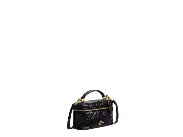 Coach Coach Rainer Crossbody Bag 18 With Quilting Gold Black - view 2