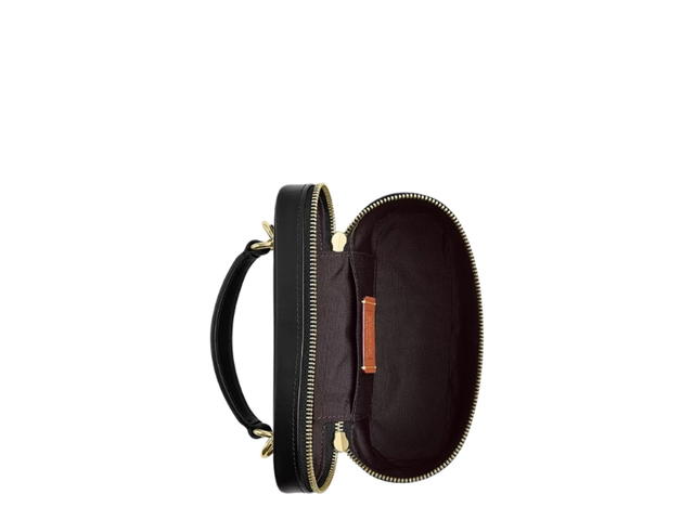Coach Coach Rainer Crossbody Bag 18 In Signature Canvas Walnut Black - view 4