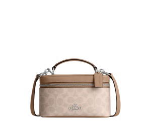 Buy Coach Rainer Crossbody Bag 18 In Signature Canvas Silver Sand Taupe at Sasom – Authentic and Ready to Ship