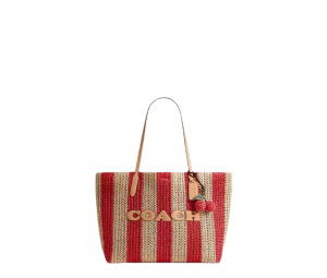 Buy Coach Large City Tote Bag Red at Sasom – Authentic and Ready to Ship