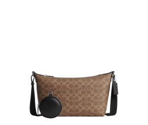 Buy Coach Small Finn Crossbody Bag Tan Black at Sasom – Authentic and Ready to Ship