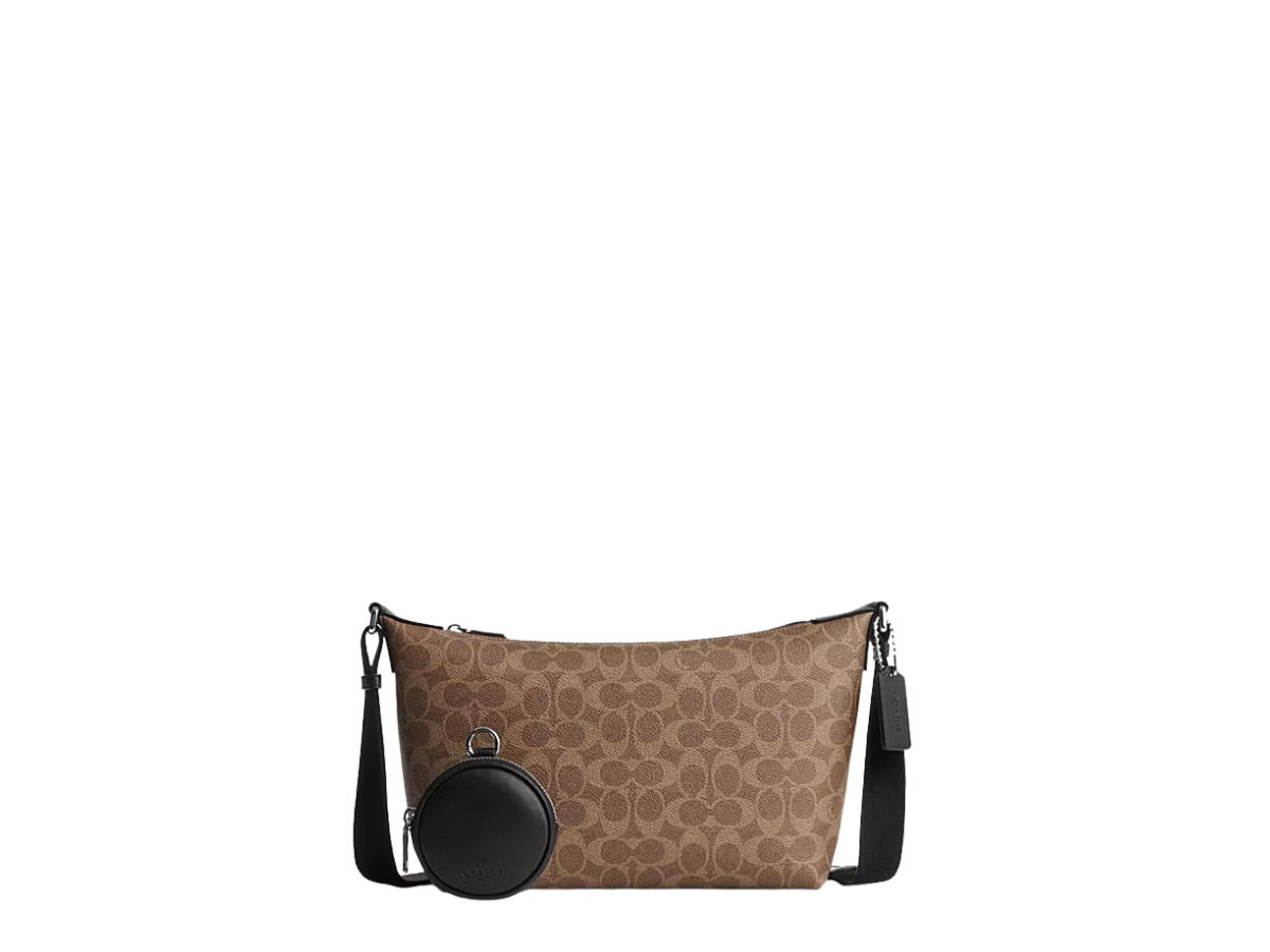 Coach Coach Small Finn Crossbody Bag Tan Black