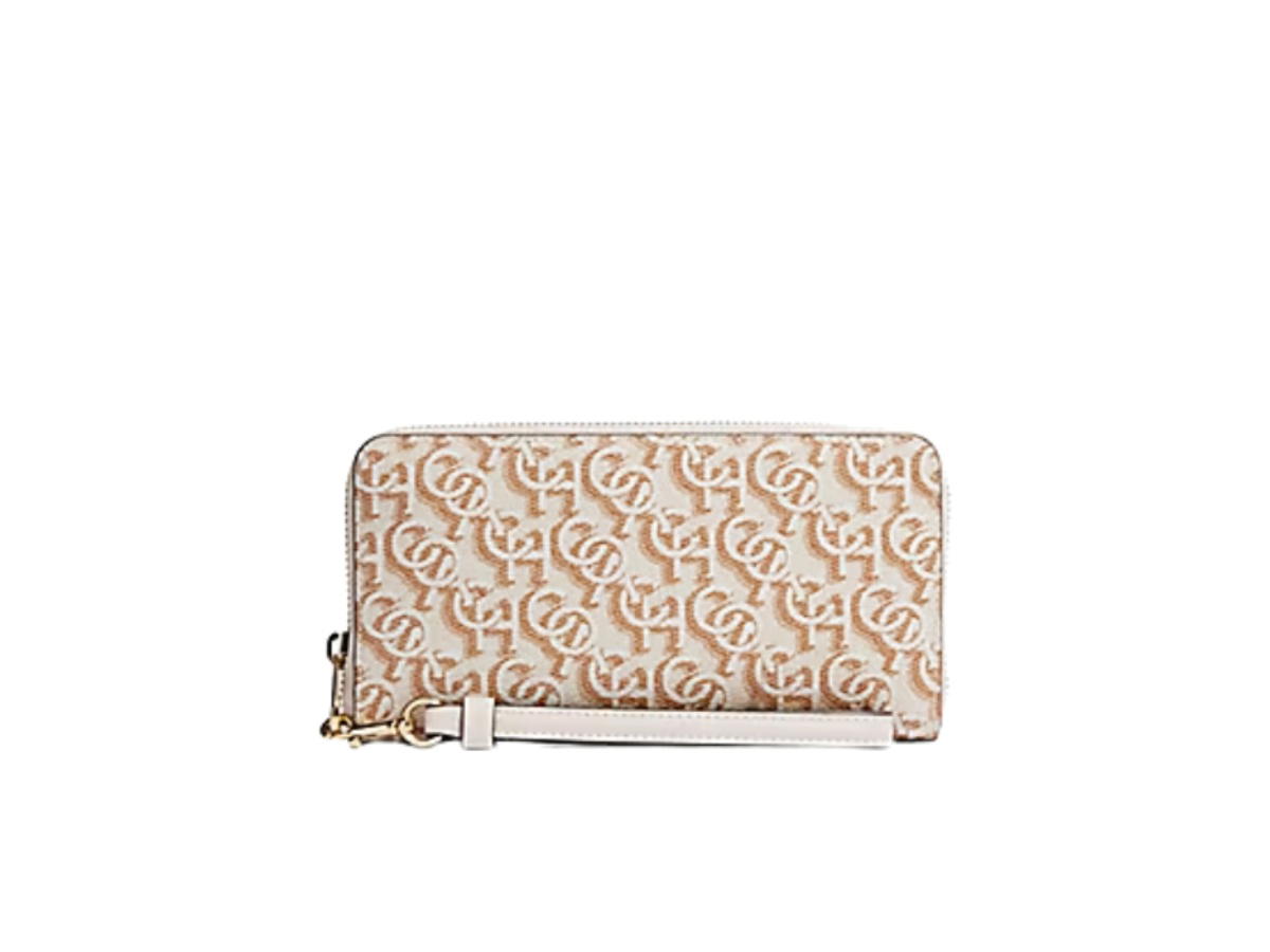 Coach Coach Long Zip Around Wallet Chalk