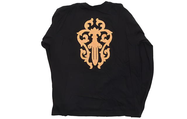 Chrome Hearts Chrome Hearts Logo Print Long Sleeve T-Shirt - Black - view 2