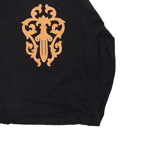 Chrome Hearts Chrome Hearts Logo Print Long Sleeve T-Shirt - Black - view 5