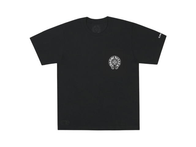 Chrome Hearts Chrome Hearts Horse Shoe Logo Pocket T-Shirt Black - view 2