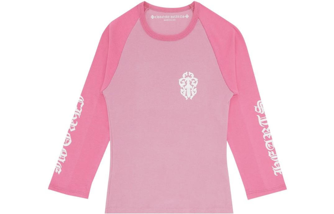 Chrome Hearts Chrome Hearts SS22 Vine Logo Raglan Sleeve T-Shirt - Pink