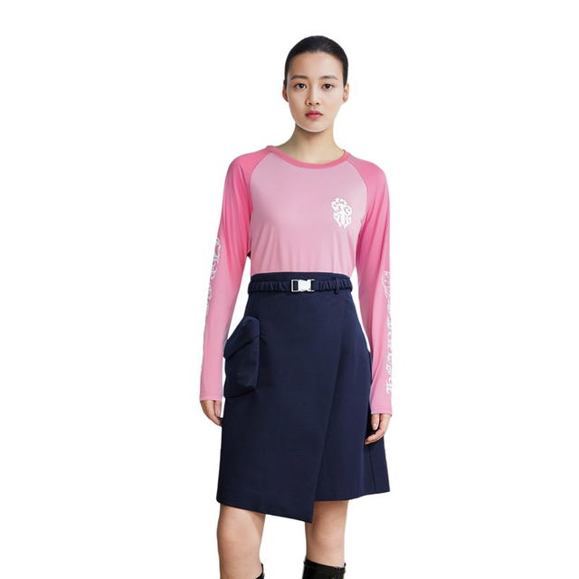Chrome Hearts Chrome Hearts SS22 Vine Logo Raglan Sleeve T-Shirt - Pink - view 4