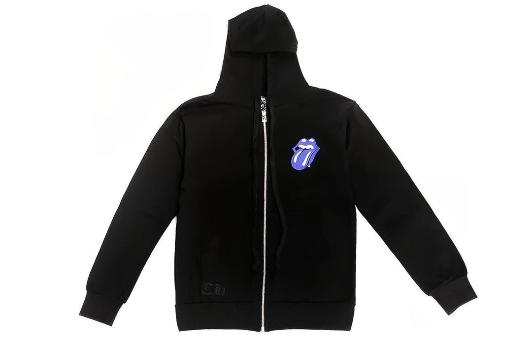 Chrome Hearts Chrome Hearts x The Rolling Stones Hooded Sweatshirt - Black