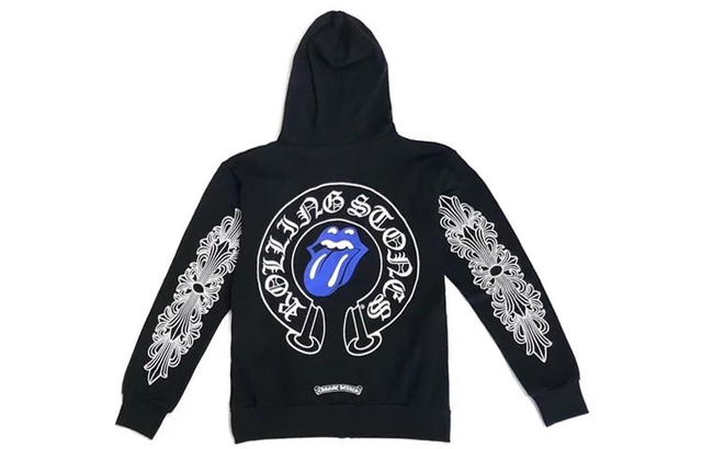 Chrome Hearts Chrome Hearts x The Rolling Stones Hooded Sweatshirt - Black - view 2