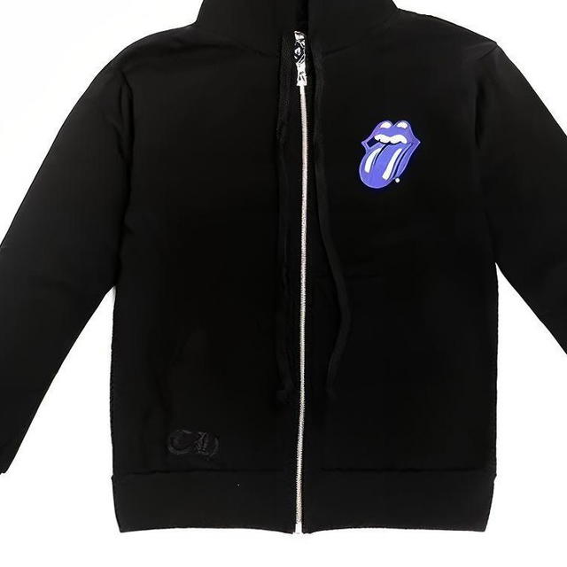 Chrome Hearts Chrome Hearts x The Rolling Stones Hooded Sweatshirt - Black - view 5