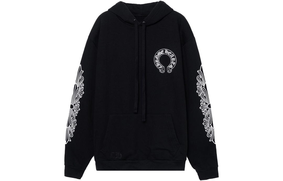 Chrome Hearts Chrome Hearts Horseshoe Cross Hoodie - Black