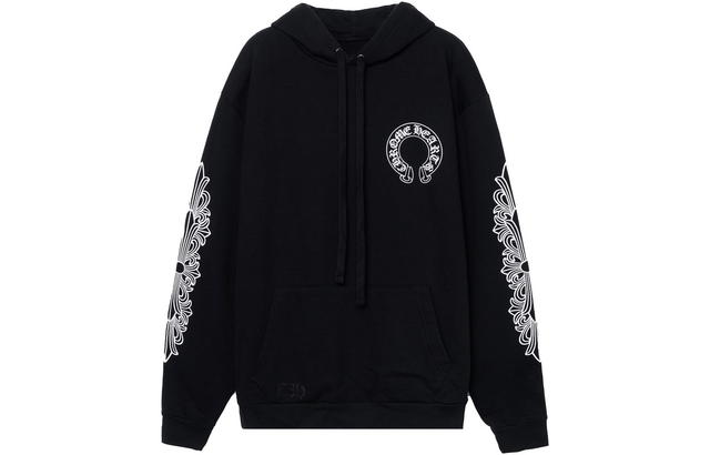 Chrome Hearts Chrome Hearts Horseshoe Cross Hoodie - Black - view 1