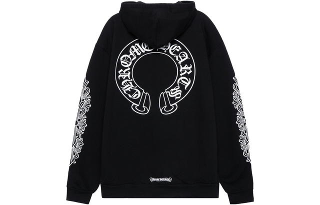 Chrome Hearts Chrome Hearts Horseshoe Cross Hoodie - Black - view 2