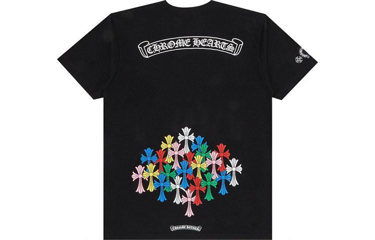 Chrome Hearts Chrome Hearts FW22 Multi Color Cross T-Shirt - Black