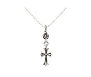Cross Ball Chain Necklace