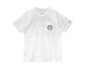 Buy Chrome Hearts Horse Shoe Logo Pocket T-Shirt - White at Sasom – Authentic and Ready to Ship