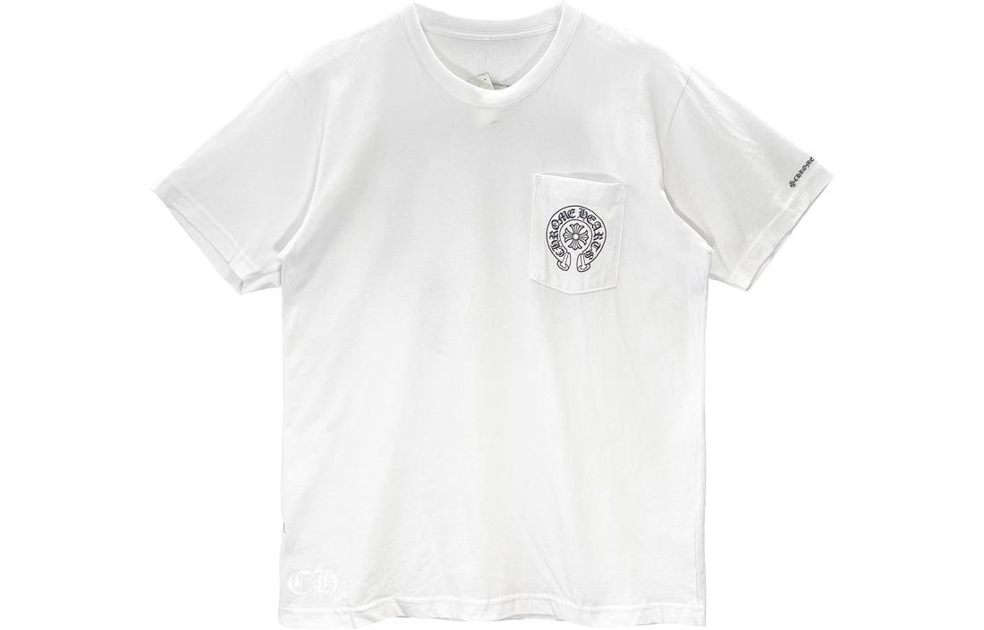 Chrome Hearts Chrome Hearts Horse Shoe Logo Pocket T-Shirt - White