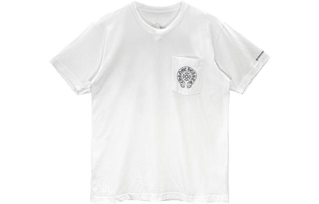 Chrome Hearts Chrome Hearts Horse Shoe Logo Pocket T-Shirt - White - view 1
