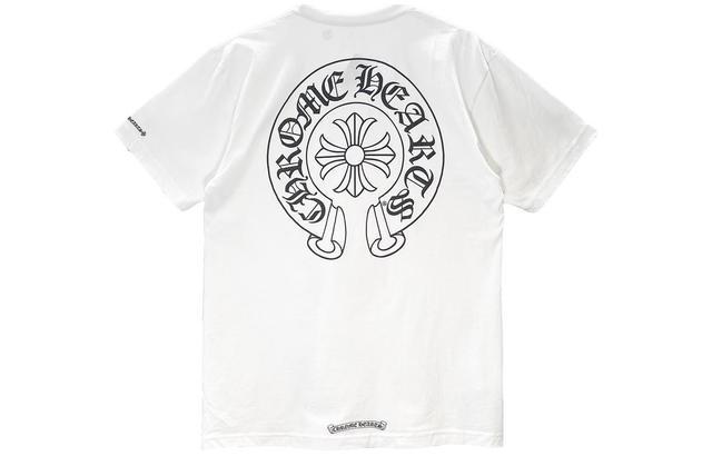 Chrome Hearts Chrome Hearts Horse Shoe Logo Pocket T-Shirt - White - view 3