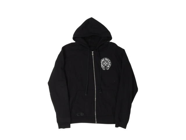 Chrome Hearts Chrome Hearts Tokyo Zip Up Hoodie Black - view 2