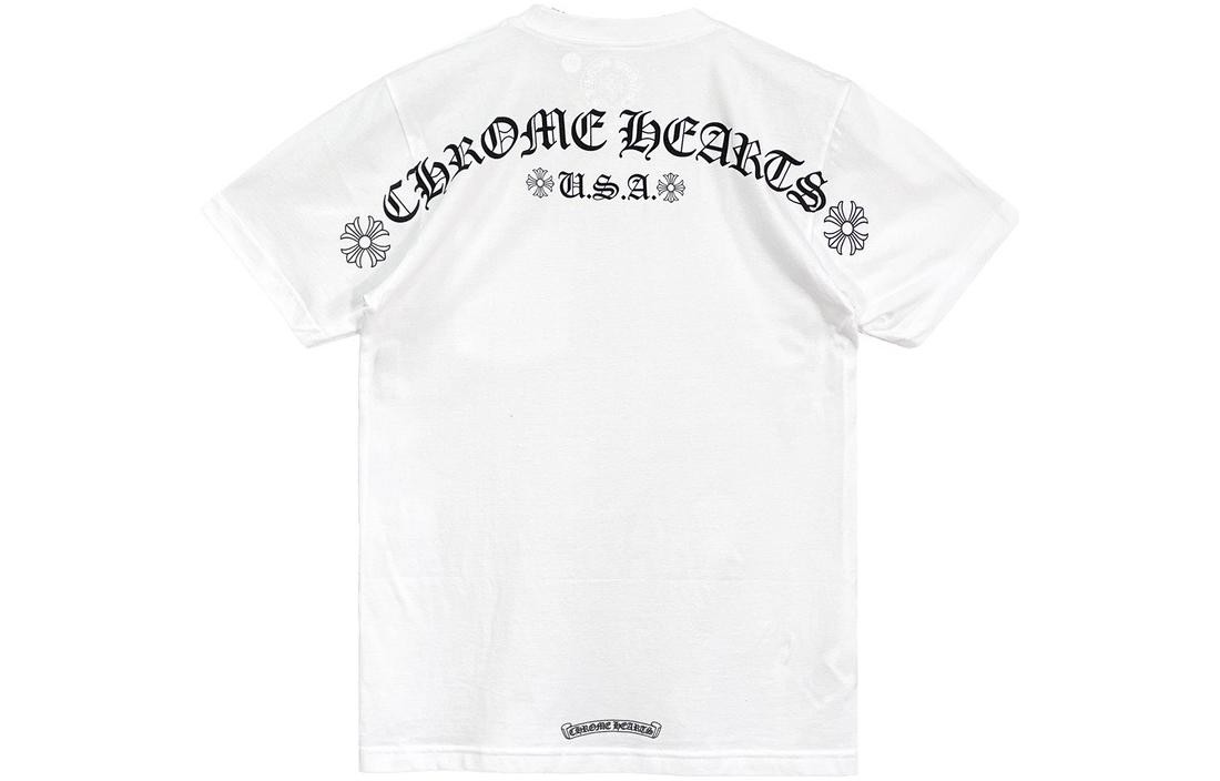 Chrome Hearts Chrome Hearts Letter Logo T-Shirt - White