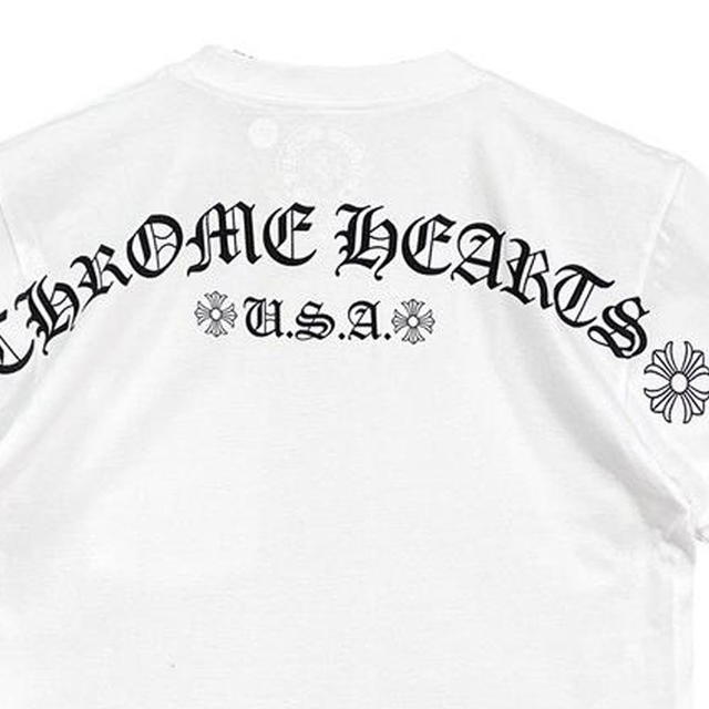 Chrome Hearts Chrome Hearts Letter Logo T-Shirt - White - view 4