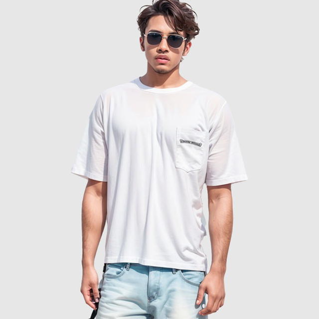 Chrome Hearts Chrome Hearts Letter Logo T-Shirt - White - view 5