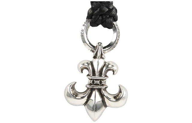 Chrome Hearts Chrome Hearts BS Leather Woven Pendant - silver - view 1