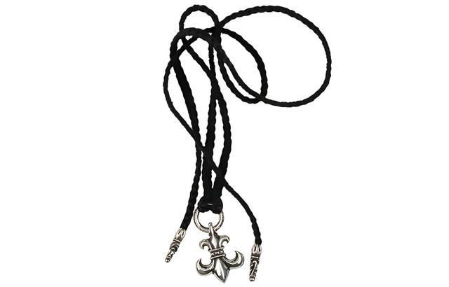 Chrome Hearts Chrome Hearts BS Leather Woven Pendant - silver - view 3