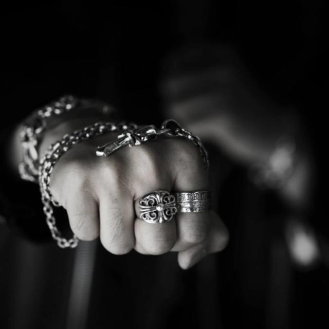 Chrome Hearts Chrome Hearts Keeper 925 Sterling Silver Ring Men's - view 5