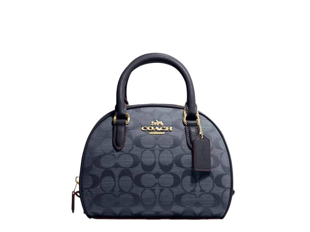 Coach Coach Sydney Satchel In Signature Chambray Denim