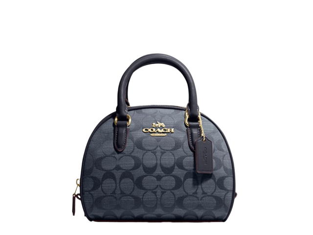 Coach Coach Sydney Satchel In Signature Chambray Denim - view 1
