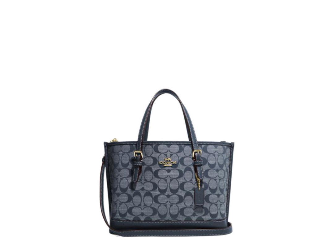 Coach Coach Mollie Tote 25 In Signature Chambray Bag