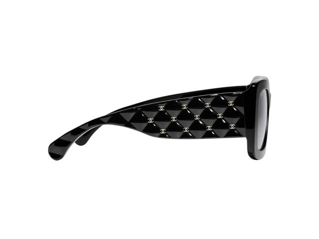 Chanel Chanel Rectangle Sunglasses Black Lens - view 3