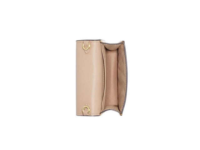 Coach Coach Mini Wallet On A Chain In Signature Canvas With Floral Applique Light Khaki - view 3