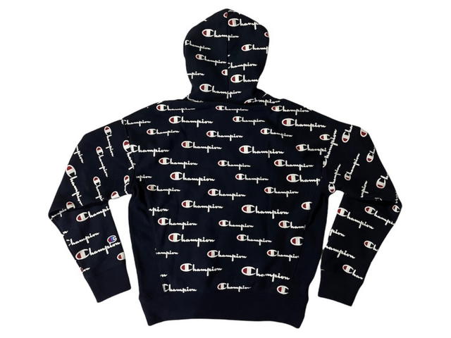 Champion Champion Hoodies Logo Print Navy - view 2