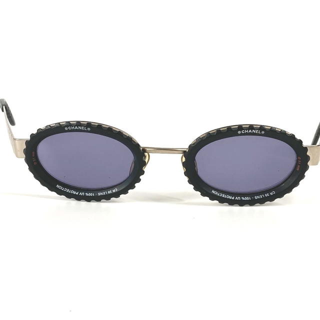 Chanel CHANEL 10506 90405 vintage 31 RUE CAMBON Camera Lens Oval Wave sunglasses - view 4