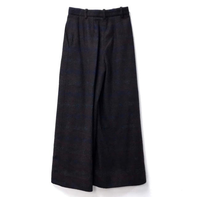 Chanel CHANEL 15B Flannel Pants Burgundy and Navy - view 2