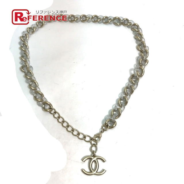 Chanel CHANEL 17K CC CC Mark Chain Glitter belt Metal Gold - view 1