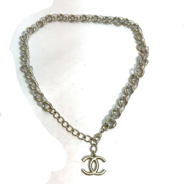 Chanel CHANEL 17K CC CC Mark Chain Glitter belt Metal Gold - view 2