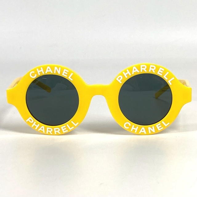 Chanel CHANEL 71314A logo Pharrell Williams eyewear glasses sunglasses Plastic yellow - view 4